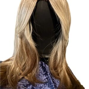 Blonde Brown Ombré Layered Wig - Very Soft